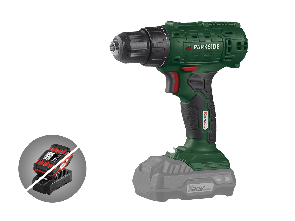 Bild 1 von PARKSIDE® 20 V Akku-Bohrschrauber »PBSA 20-Li A1«, ohne Akku und Ladegerät