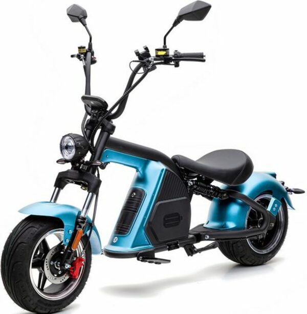 Bild 1 von Elektro Zweirdroller ECONELO Chopper PXD8 Blau