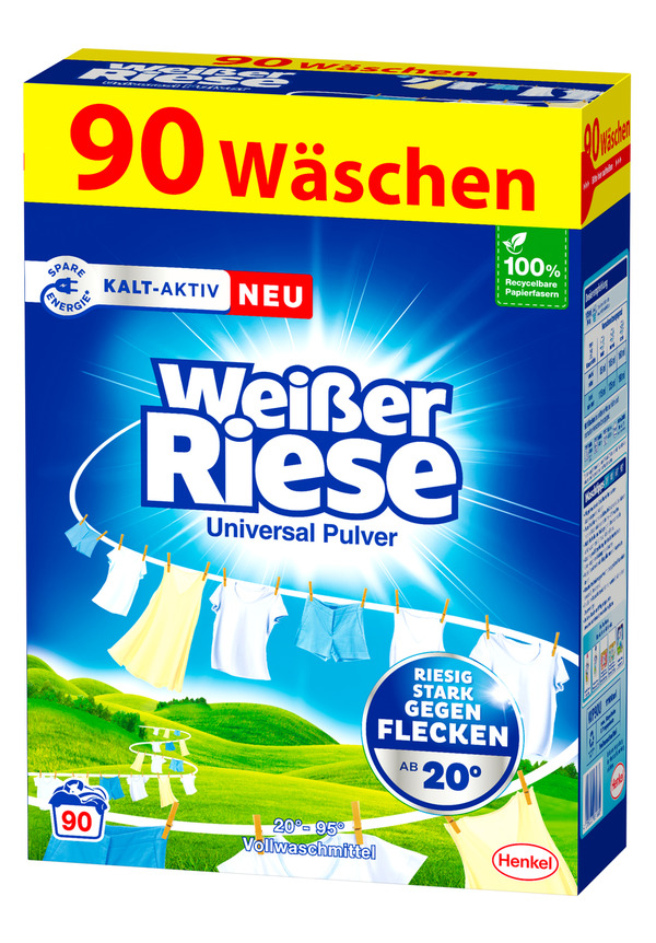 Bild 2 von Weißer Riese Universal Vollwaschmittel Pulver 90 WL