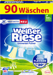 Weißer Riese Universal Vollwaschmittel Pulver 90 WL