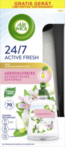 Air Wick 24/7 Active Fresh Aerosolfreies Automatisches Duftspray Jasminblüte Starter-Set