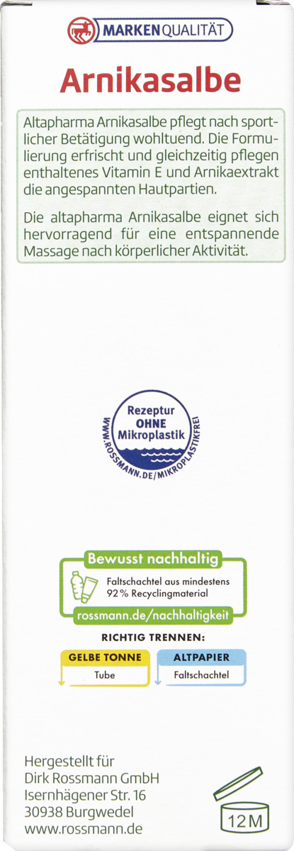 Bild 2 von altapharma Arnikasalbe