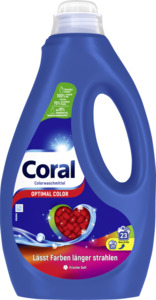 Coral Flüssigwaschmittel Optimal Color 23 WL