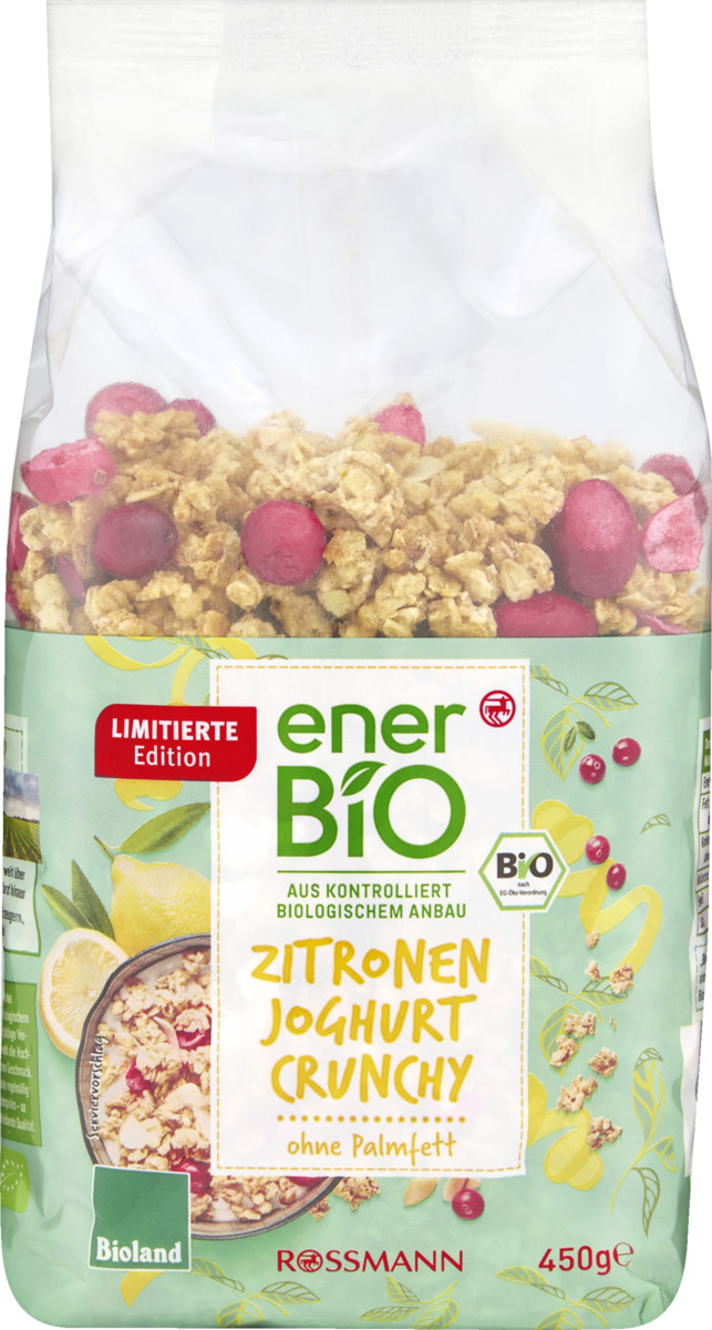 Bild 1 von enerBiO Zitronen Joghurt Crunchy