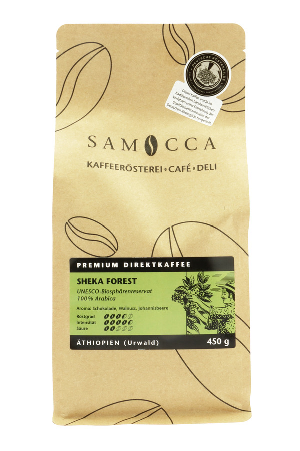 Bild 1 von Samocca Premium Direktkaffee Sheka Forest ganze Bohnen