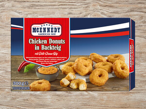 McEnnedy Chicken Donuts in Backteig