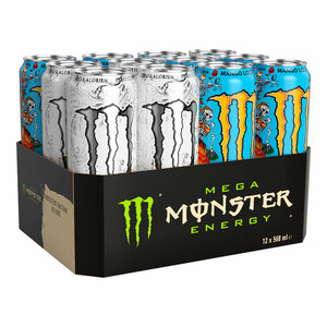 Monster Energy Drink 0,5 Liter Dose, verschiedene Sorten, 12er Pack