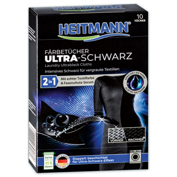 Bild 1 von Heitmann Färbetücher Ultra-Schwarz