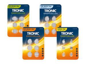 TRONIC® 6 Knopfzellen