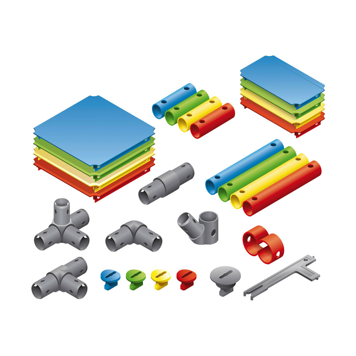 Bild 3 von QUADRO 
                                            Klettergerüst-Erweiterung Upgrade Kit, 188-teilig