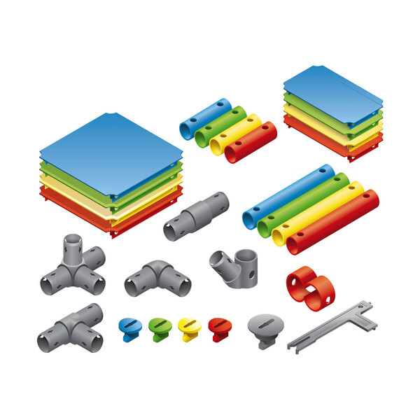 Bild 3 von QUADRO 
                                            Klettergerüst-Erweiterung Upgrade Kit, 188-teilig