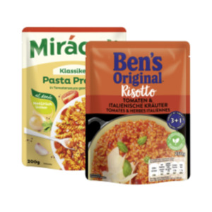 Ben's Original Reisgerichte oder Miracoli Pasta Pronto