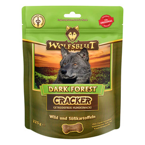 Wolfsblut Dark Forest Cracker Snack - Wild mit Süßkartoffel 225 g