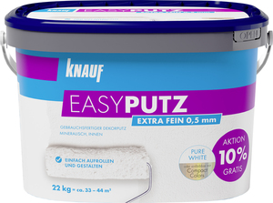 Knauf EasyPutz Streichputz 22 kg 0,5 mm extra fein schneeweiß