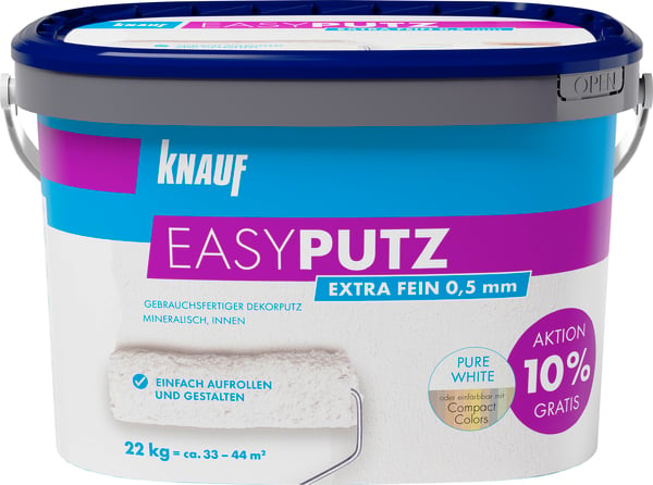 Bild 1 von Knauf EasyPutz Streichputz 22 kg 0,5 mm extra fein schneeweiß