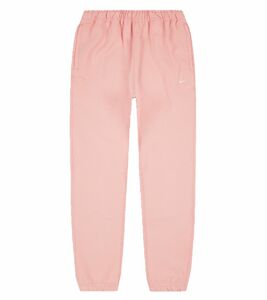 NIKE Solo Swoosh Pant Damen Jogging-Hose Sweat-Pants mit Reißverschlusstaschen CW5565-697 Rosa