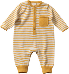 ALANA Baby Overall, Gr. 56, aus Bio-Baumwolle, gelb