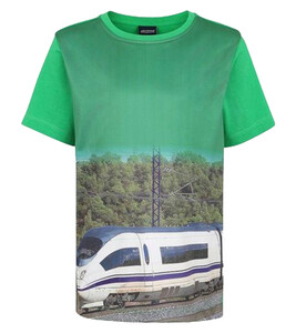 ARIZONA Freizeit-T-Shirt lässiges Sommer-Shirt für Jungs mit Fotoprint Grün