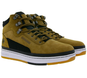 PARK AUTHORITY by K1X | Kickz GK3000 Herren High-Top Sneaker-Boots warm gefütterte Echtleder-Schuhe 6174-0501/7746 Braun