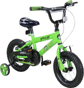Actionbikes Kinderfahrrad Zombie 12 Zoll, V-Brake-Bremsen, höhenverstellbar, Stützräder, Reflektoren