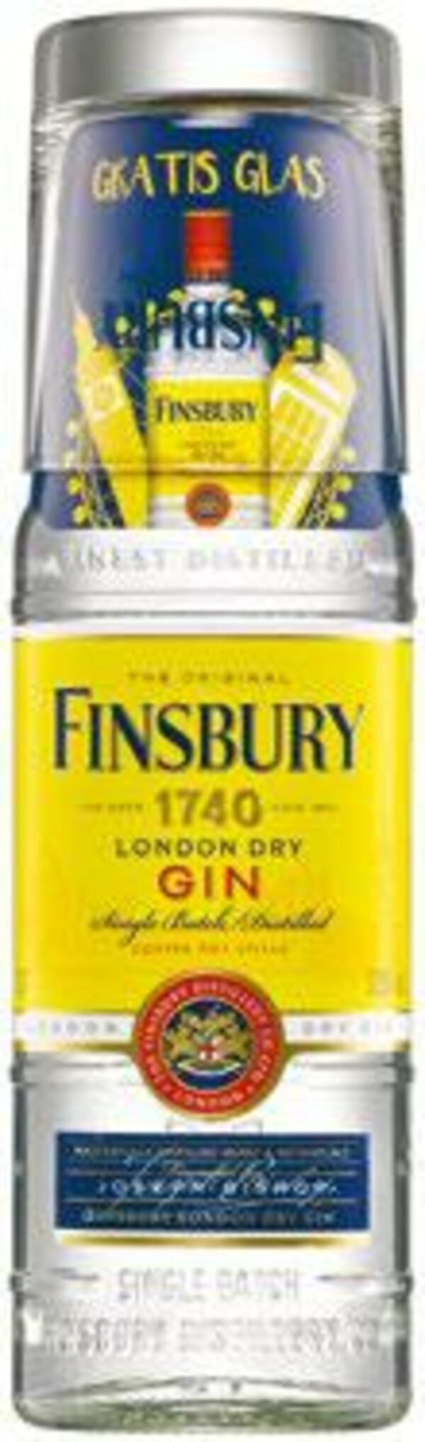 Bild 1 von Finsbury London Dry Gin inkl. Glas