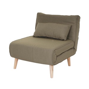 Schlafsessel MCW-D35, Schlafsofa Funktionssessel Klappsessel Relaxsessel Jugendsessel Sessel, Stoff/Textil ~ grün