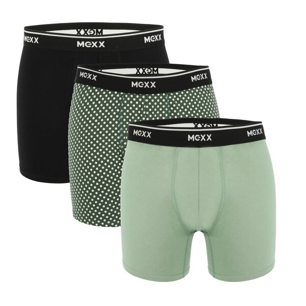 Bild 1 von Mexx Herren Retroshorts Schwarz/Dunkelgrün Gr. L