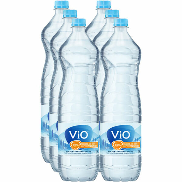 Bild 1 von Vio Mineralwasser still, 6er Pack (EINWEG) zzgl. Pfand