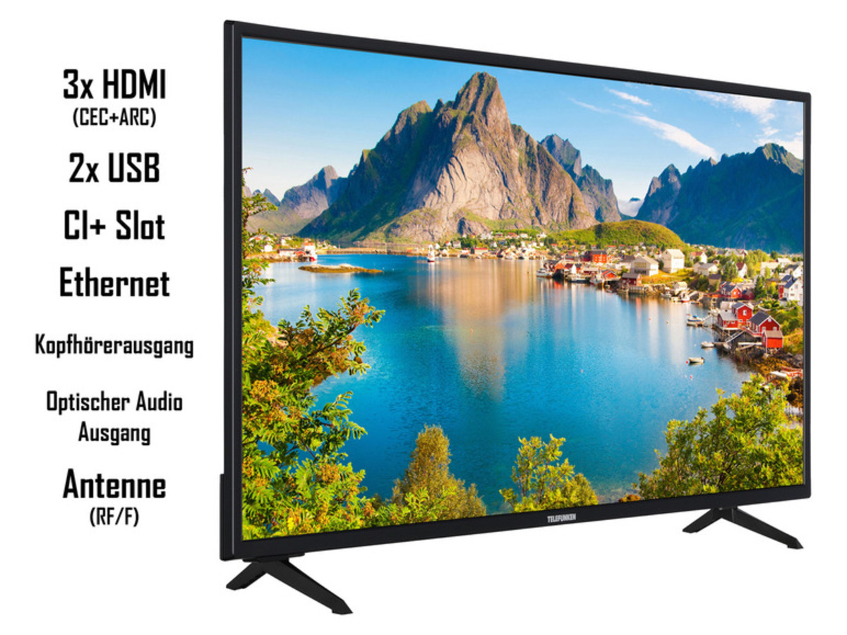 TELEFUNKEN Fernseher »XHN550M« 4K UHD Smart TV von Lidl ansehen!