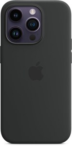 Silikon Case mit MagSafe für iPhone 14 Pro mitternacht