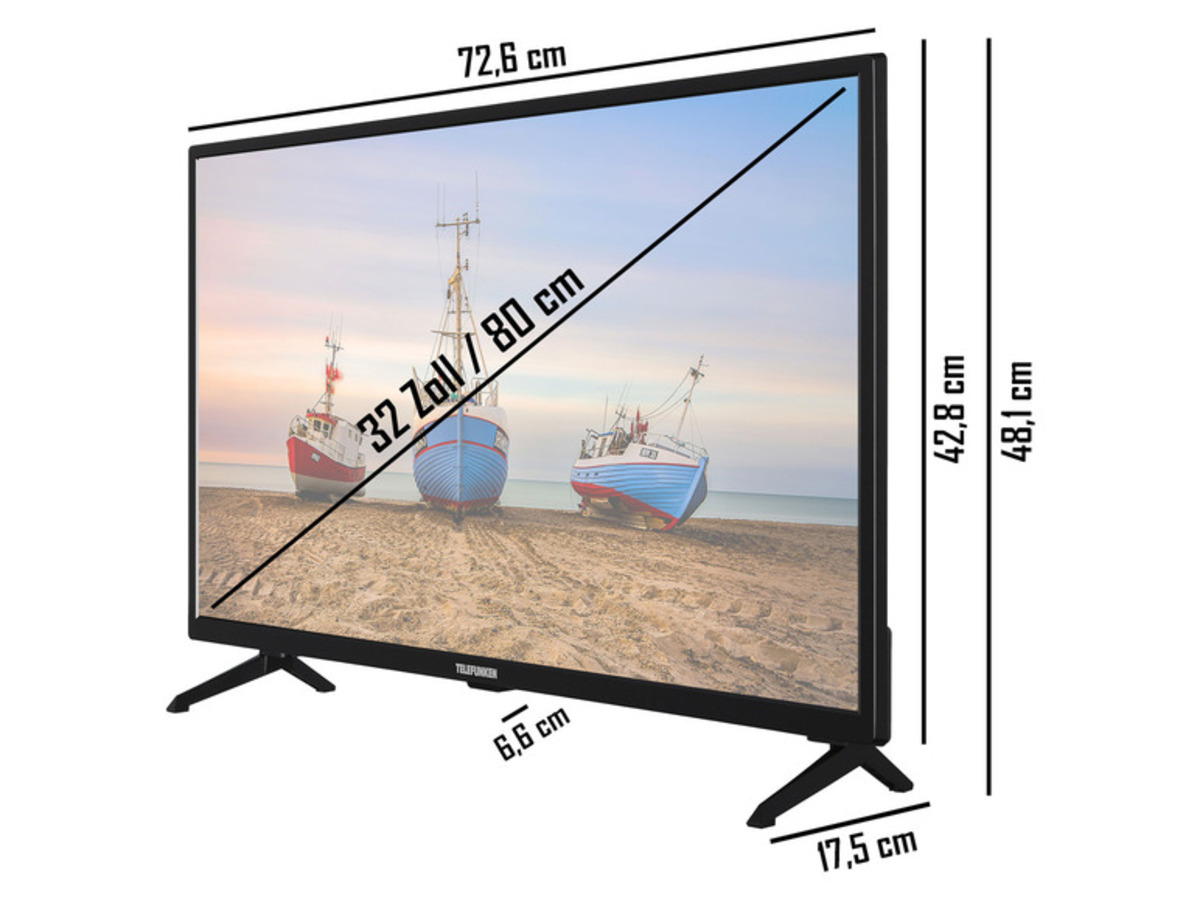 Bild 3 von TELEFUNKEN Fernseher »XH32N550S« 32 Zoll HD ready TV