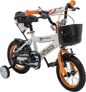 Actionbikes Kinderfahrrad Timson 12 Zoll, V-Brake-Bremsen, höhenverstellbar, Stützräder, Korb