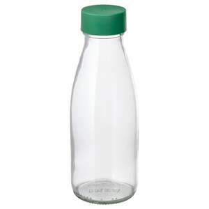 SPARTANSK  Wasserflasche, Klarglas/grün