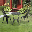 Bild 2 von Outsunny Gartenmöbel 3 tlg. Gartenset Balkonmöbel Garnitur Tisch Stuhl