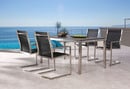 Bild 4 von BEST Tisch Marbella 160x90cm Edelstahl/Ardesia
