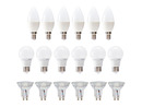 Bild 1 von LIVARNO home Leuchtmittel LED GU10 / E27 Globe / E14 Kerze 4,9/4,9/6,4 W 6er Sparpack