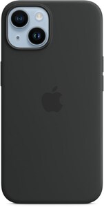 Silikon Case mit MagSafe für iPhone 14 mitternacht