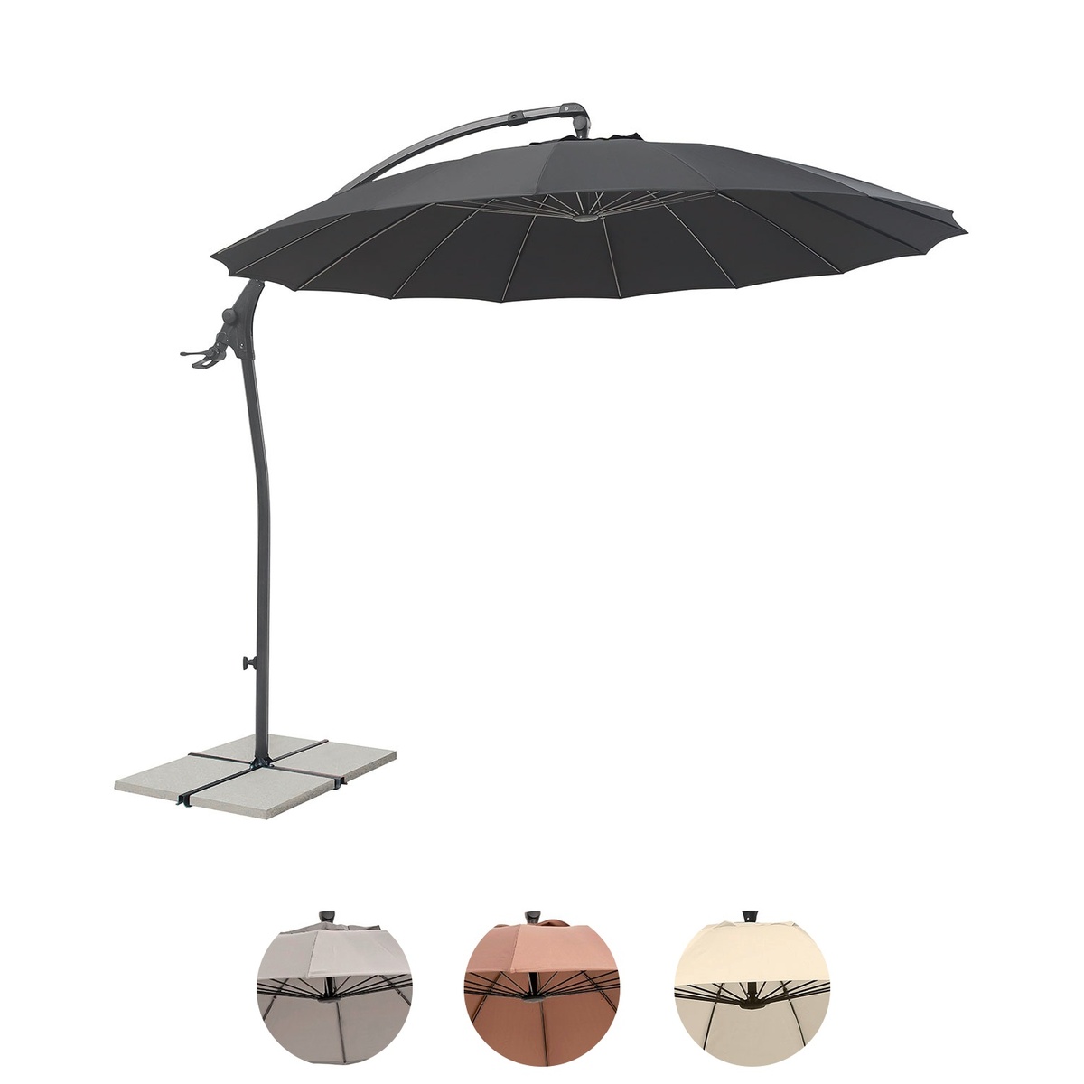 Bild 1 von BELAVI Aluminium-Ampelschirm