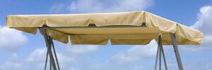 Grasekamp Ersatzdach Universal Hollywoodschaukel  Beige Ersatz-Bezug Sonnendach Dachplane