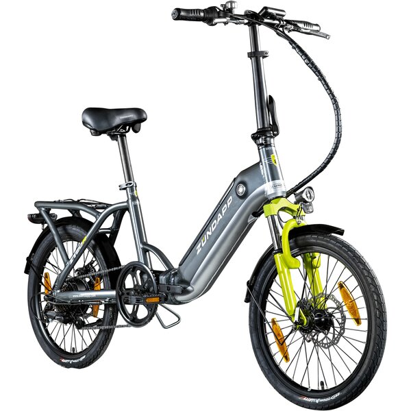 Bild 1 von Zündapp ZT20R Ebike Klapprad für Erwachsene 145 - 185 cm Pedelec für Damen und Herren 20 Zoll mit 6 Gängen Elektro Bike Faltrad