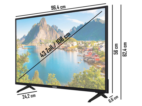 TELEFUNKEN Fernseher »XHN550M« 4K UHD Smart TV von Lidl ansehen!