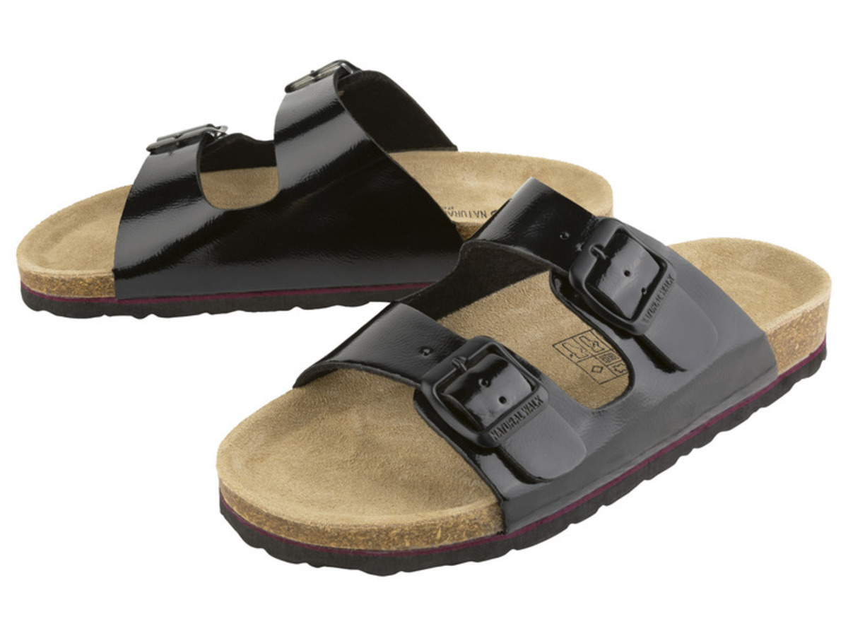 Bild 2 von esmara® Damen Pantoletten mit Lederdecksohle