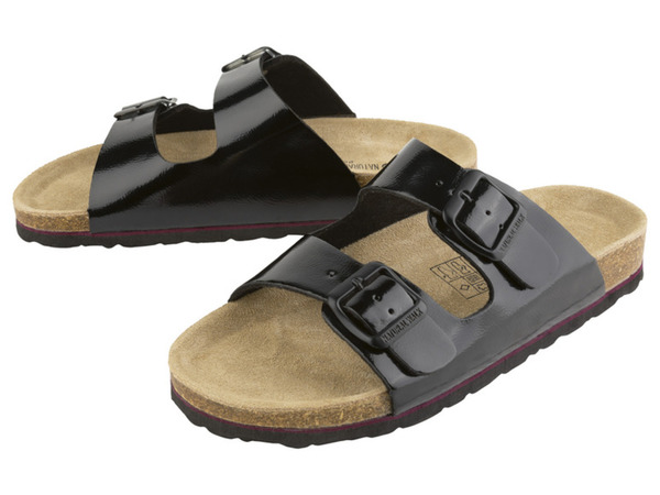 Bild 2 von esmara® Damen Pantoletten mit Lederdecksohle