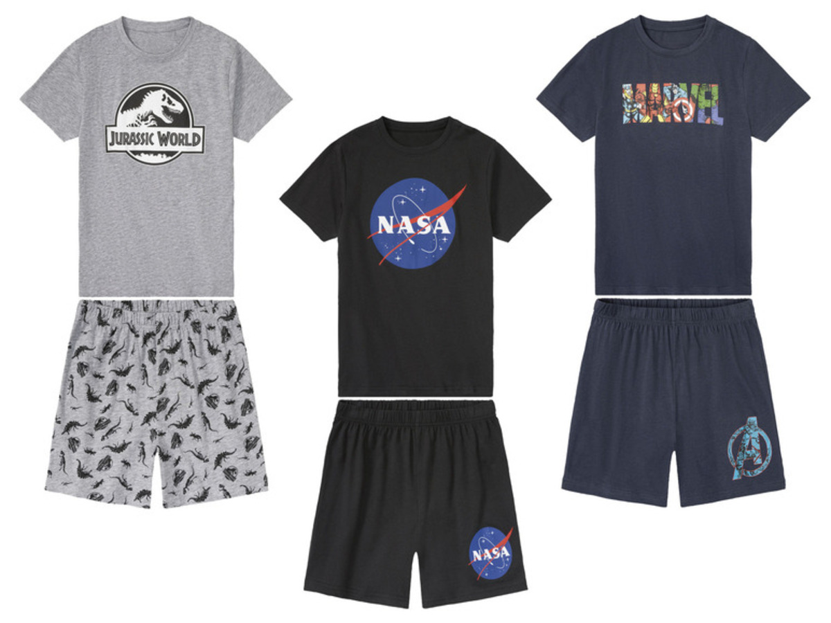 Bild 1 von Kinder Jungen Pyjama mit Print