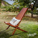 Bild 2 von LECO-Liegestuhl Mira – Klappbarer Gartenstuhl aus wetterfestem Hartholz – Akazienholz FSC® 100%