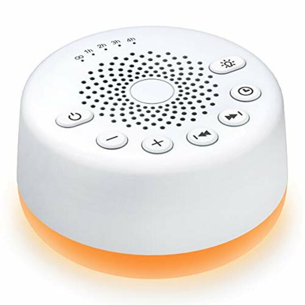 Bild 1 von Easysleep Sound White Noise Machine mit 25 beruhigenden Geräuschen und Nachtlichtern mit Memory-Funktion, 32 Lautstärkestufen und 5 Sleep-Timer