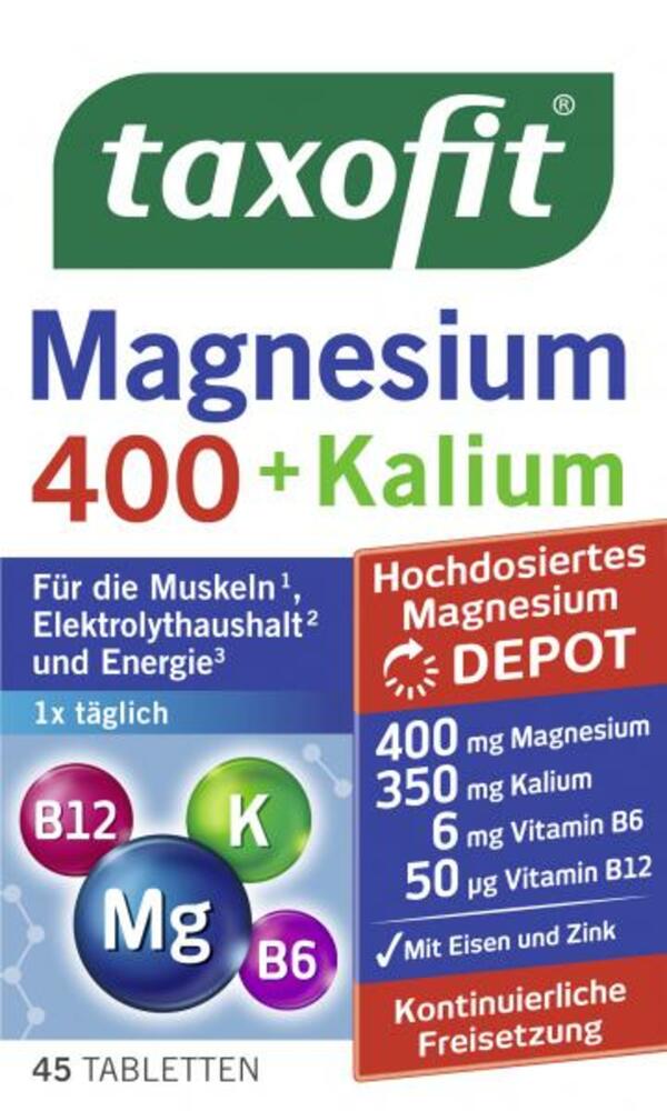 Bild 1 von Taxofit Magnesium 400 + Kalium