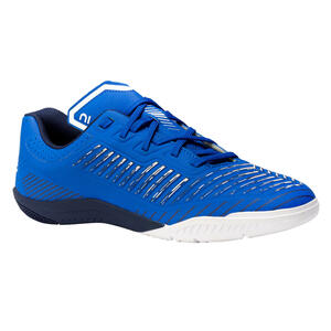 Herren Fussball Hallenschuhe Futsal - Ginka 500 blau/weiss