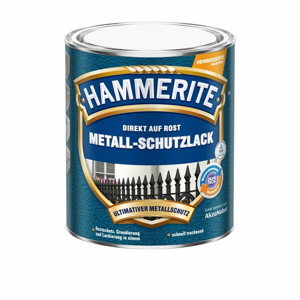 Bild 1 von Hammerite Metall-Schutzlack Silbergrau Hammerschlag 750 ml