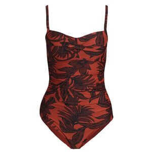 Damen Shape-Badeanzug im Tropical-Look